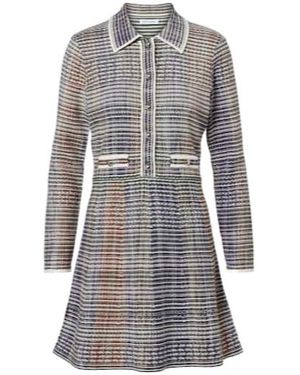 Veronica Beard Long Sleeve Dress - Grey