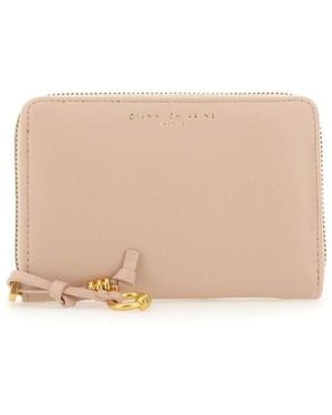 Gianni Chiarini Knot Zip-Around Wallet - Natural