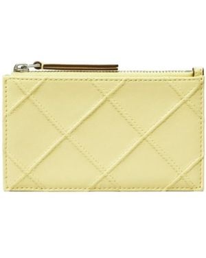 Tory Burch Fleming Wallet - Yellow