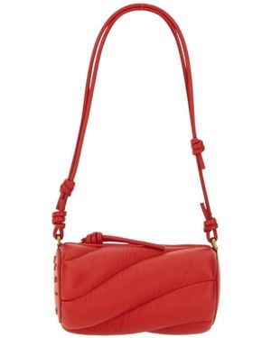 Fiorucci Quilted Shoulder Bag - Red