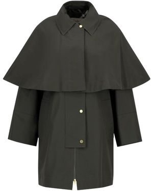 Barbour Long-Sleeved Trench Coat - Grey