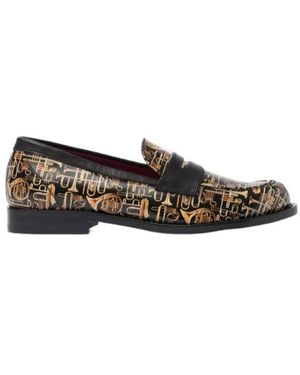 SCAROSSO Trumpet For Her Loafers - Brown