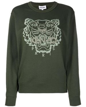 KENZO Logo Jumper - Green