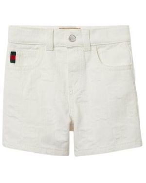 Gucci Belt-Loop Shorts - White