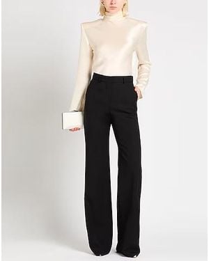 Sportmax Solid Colour Wide-Leg Trousers - White