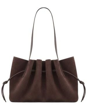 Yuzefi Scallop Shoulder Bag - Brown