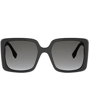 Fendi Eyewear Oversized Square Frame Sunglasses - Multicolor