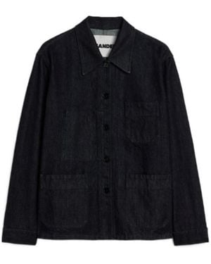 Jil Sander Lightweight Denim Jacket - Black