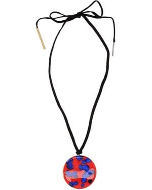 Dries Van Noten Pendant Necklace - Red