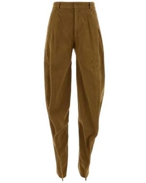Y. Project Velvet Trousers - Green