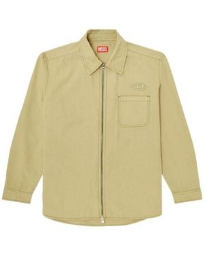DIESEL S-Alias-Zip Jacket - Natural