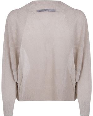 D.exterior Lurex-Embellishment Cardigan - Grey