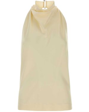 Stella McCartney Sleeveless Halterneck Top - Natural