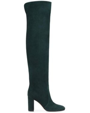 Gianvito Rossi Block Heel Over-The-Knee Boots - Green