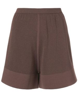 Rick Owens Knitted Shorts - Brown