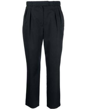 A.P.C. High-Waist Cropped Pants - Black