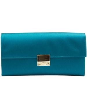 Tom Ford Flap Clutch - Blue