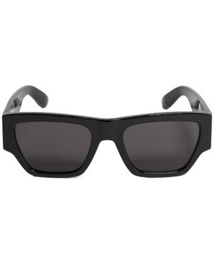 McQueen Eyewear Square-Frame Sunglasses - White