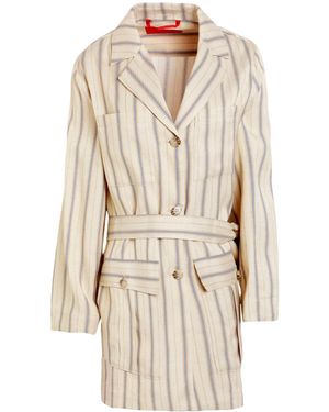 MAX&Co. Striped Jacket - Natural
