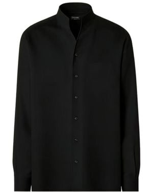 ZEGNA Long-Sleeve Shirt - Black