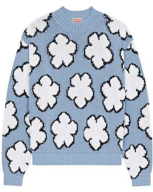 KENZO Boke Flower Jumper - Blue