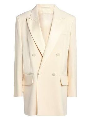 Max Mara Long Sleeves Blazers - Natural