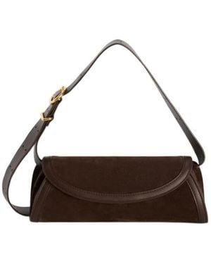 Jil Sander Small Flap Handbag - Brown
