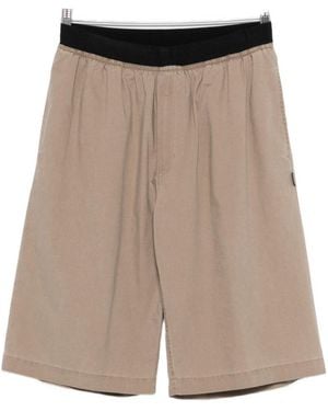 MM6 by Maison Margiela Logo Patch Elasticated Shorts - Multicolour