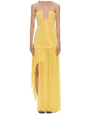 Christopher Esber Strapless Dress - Yellow