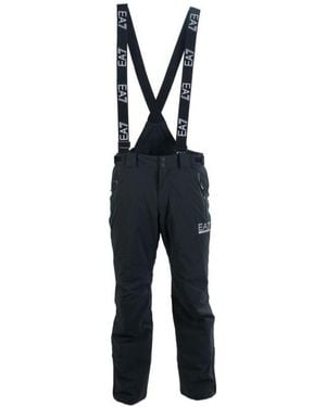 EA7 Logo Straight Jumpsuit - Blue