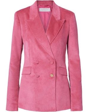 Gabriela Hearst Long-Sleeved Suit Jacket - Pink