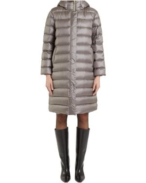 iBlues Quilted Long-Sleeved Cotton Jacket - Gray