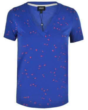 Armani Jeans Printed T-Shirt - Blue