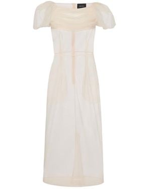 Simone Rocha Tulle Midi Dress - White