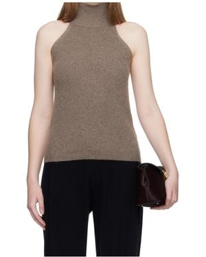 Lisa Yang Rib-Knit Cashmere Top - Multicolour