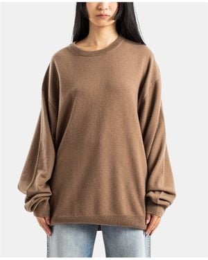 Extreme Cashmere Crew-Neck Sweater - Brown