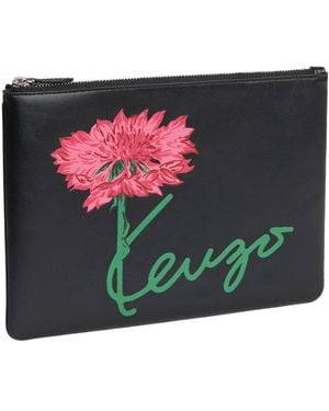 KENZO Tulip' Pouch - Black