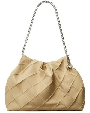 Tory Burch Fleming Hobo Bag - Natural