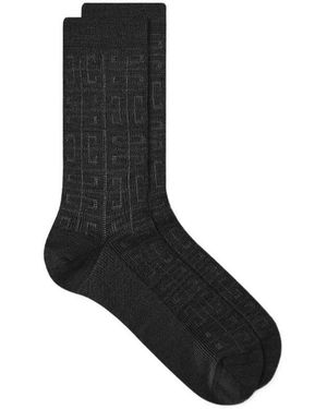 Givenchy Logo Knit Ankle Socks - Black