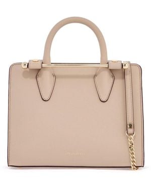 Strathberry Chain Strap Tote Bag - Natural