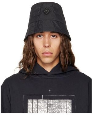 A_COLD_WALL* Logo-Plaque Bucket Hat - Blue
