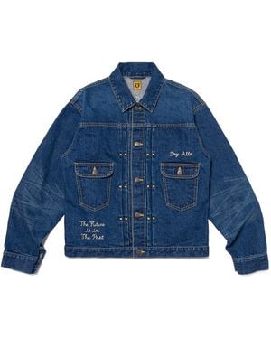 Human Made Buttoned Denim Jacket - Blue