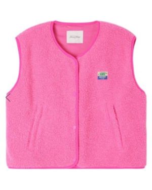 American Vintage Sleeveless Vest - Pink