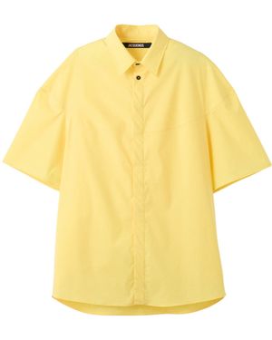 Jacquemus Atelier Short-Sleeve Shirt - Yellow