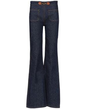 Celine Surf Flared Jeans Dark Union Wash Men's - US