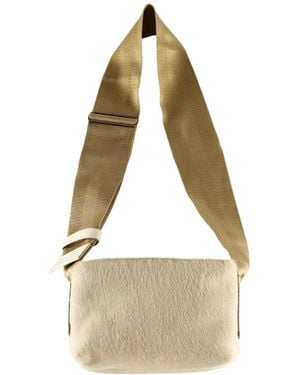 Uma Wang Small Shoulder Bag With Adjustable Strap - White