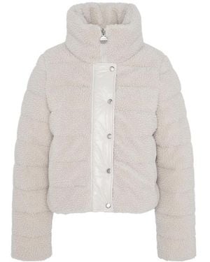 Barbour Fleece Quilted Jacket - White