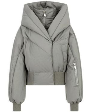 The Attico Long-Sleeved Padded Jacket - Gray