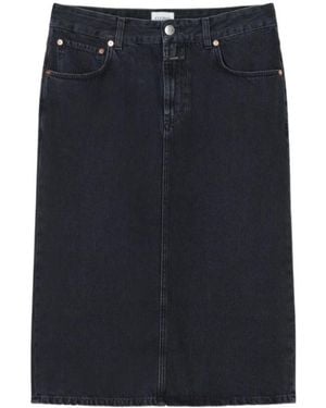 Closed Midi Skirt - Black