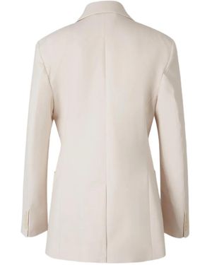 Victoria Beckham Patch Pocket Blazer - White